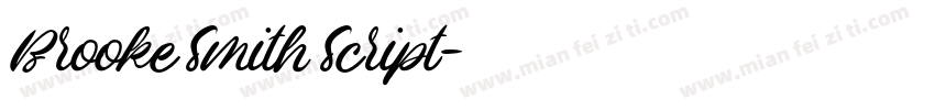 Brooke Smith Script字体转换